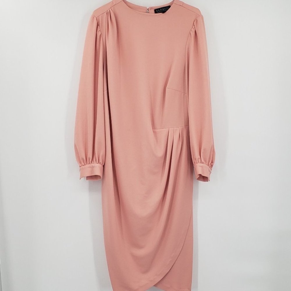 ELOQUII Pink Dress Size 14